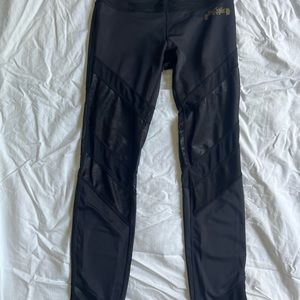 Barbella black full length mesh legging